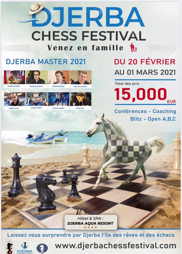 Djerba Chess Festival, 15 February 2025 DJERBA, TUNISIA
